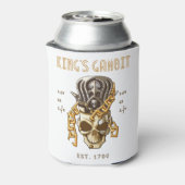 Schach-King-Gambit Est 1700 Bewegungen 1.e4 e5 2.f Dosenkühler (Kanne Rückseite)