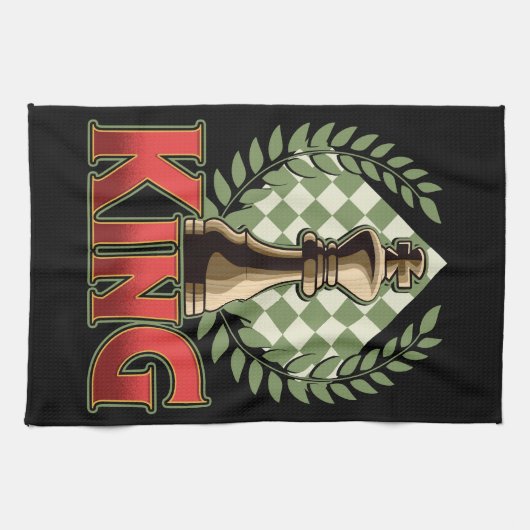 Schach King Geschirrtuch (Horizontal)