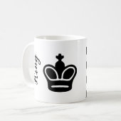 Schach King Kaffeetasse (Vorderseite Links)