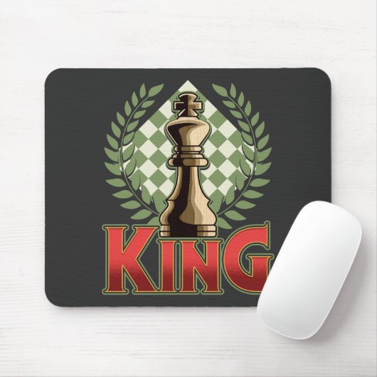 Schach King Mousepad (Mit Mouse)