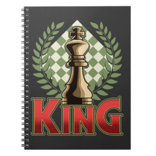 Schach King Notizblock