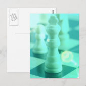 Schach King Postcard Postkarte (Vorne/Hinten)
