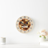 Schach-King-Uhr Runde Wanduhr (Zuhause)