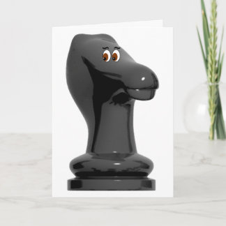 Schach Knight Funny Geburtstagskarte Karte