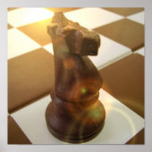 Schach Knight Poster Print (Vorne)
