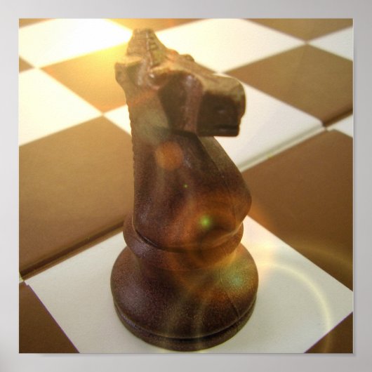 Schach Knight Poster Print (Vorne)