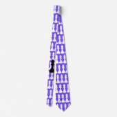 Schach-König Neck Tie Krawatte (Rückseite)