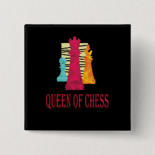 Schach - Königin des Schachs Button