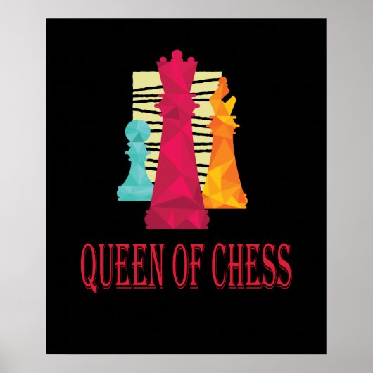 Schach - Königin des Schachs Poster (Vorne)
