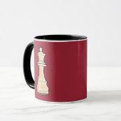 Schach-Königin Tasse (Vorderseite Links)