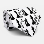 Schach Krawatte (Gerollt)