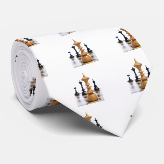 Schach Krawatte (Gerollt)