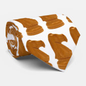 Schach-Krawatte des weißen Ritters Krawatte (Gerollt)