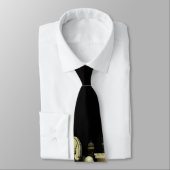 Schach Krawatte mit Schachfrieden (Gebunden)