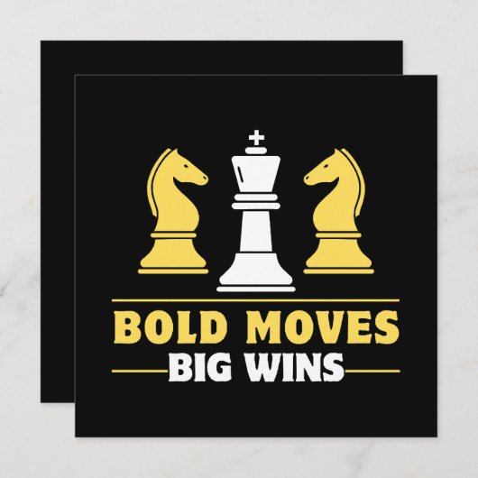 Schach - Kühne Bewegungen, große Siege (Vorne/Hinten)