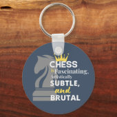 Schach - künstlerisch subtil schlüsselanhänger (Vorderseite)