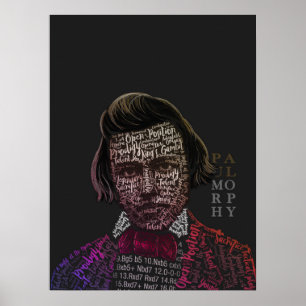 Schach Legends: Paul Morphy Poster