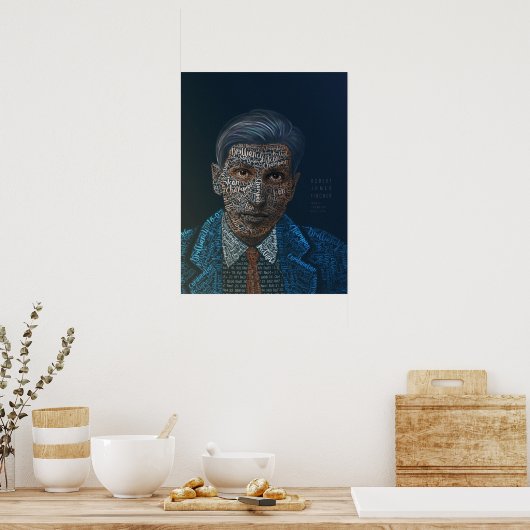 Schach Legends: Robert James Fischer Poster (Küche)