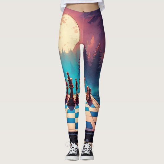 Schach Leggings (Vorderseite)