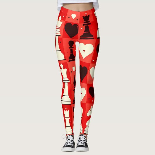 Schach Leggings (Vorderseite)