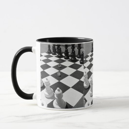 Schach-Leidenschafts-Kaffee-Mag Tasse (Links)
