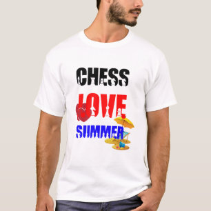 Schach-Liebe Sommer T-Shirt