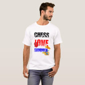 Schach-Liebe Sommer T-Shirt (Vorne ganz)
