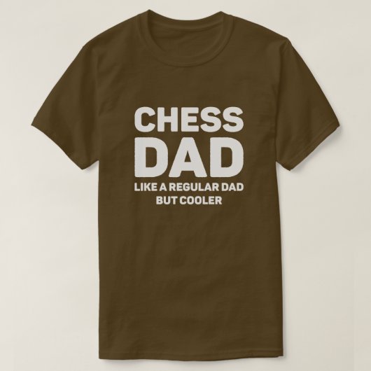 Schach Lover Cool Schach Vater T-Shirt (Design vorne)
