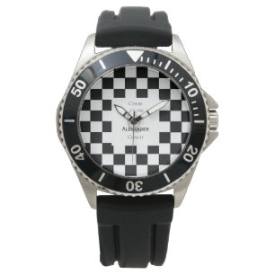 Schach-Lover-Individuelle Name Armbanduhr
