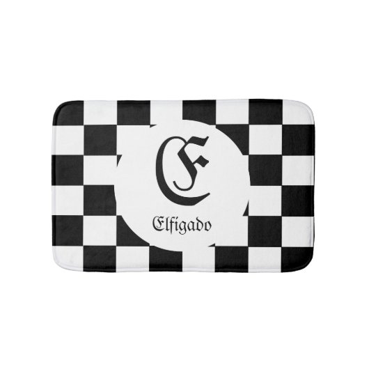 Schach-Lover-Individuelle Name Badematte (Vorderseite)