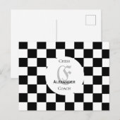 Schach-Lover-Individuelle Name Postkarte (Vorne/Hinten)