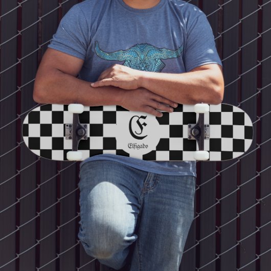 Schach-Lover-Individuelle Name Skateboard (Außenbereich 3)
