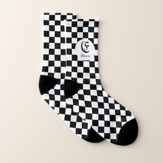 Schach-Lover-Individuelle Name Socken (Paar)