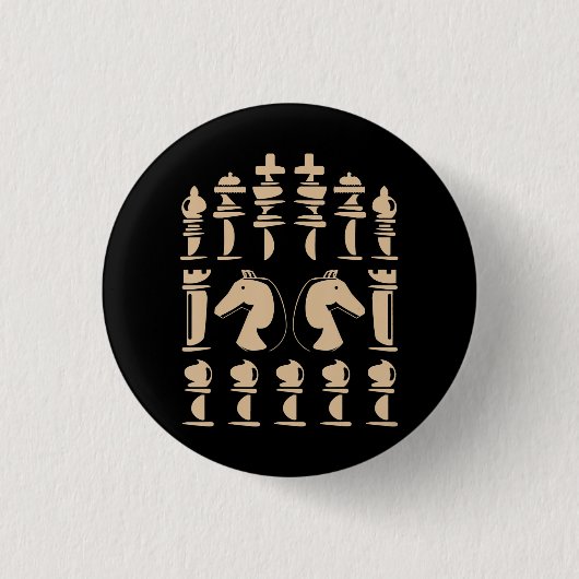 Schach:Lover | Ritterschachschach Button (Vorderseite)