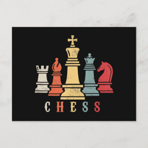 Schach Lover   Schach-Set-Gutschein Postkarte