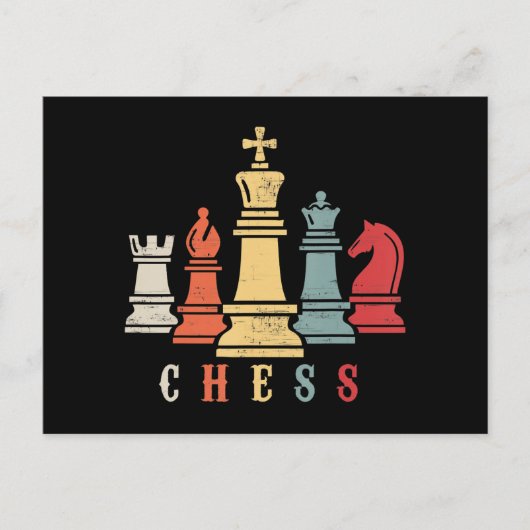 Schach Lover | Schach-Set-Gutschein Postkarte (Vorderseite)