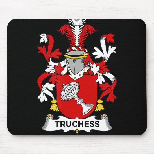 Schach Lover | Truchess-Wappen - Familienwappen Mousepad (Vorne)