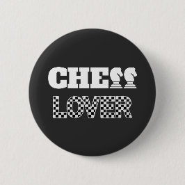 Schach Lover Weiße Ritter Kreatives Einzigartiges Button