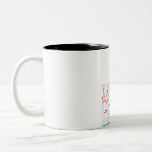 Schach macht mich glücklich Humor Lustiges Geschen Zweifarbige Tasse