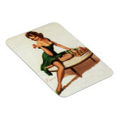 Schach Mädchen Pin Up Magnet (Rechte Seite)