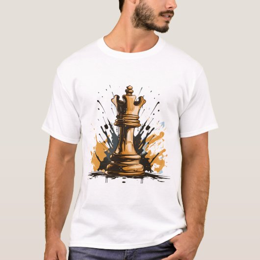 Schach Maestro: Checkmate T-Shirt (Vorderseite)