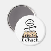 Schach Magnet (Vorderseite/Rückseite)