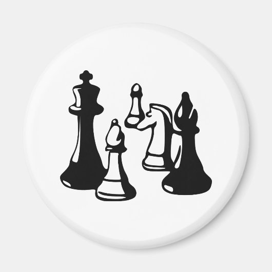 Schach Magnet (Vorne)