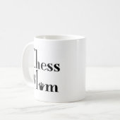 Schach Mama Kaffeetasse (Vorderseite Links)