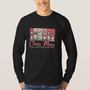 Schach Mama Schach Mutter Tag Schach Frauen T-Shirt
