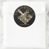 Schach Maniac Buchzeichen Runder Aufkleber (Tasche)