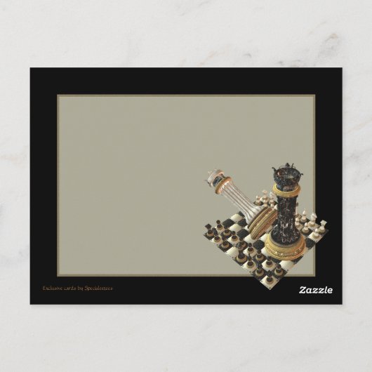 Schach Maniac Postkarte (Rückseite)