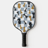 Schach-Master-Strategin Gamer Pickleball Paddle (Vorderseite)