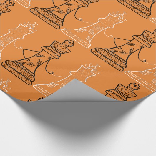 Schach Mates Wrapping Paper Geschenkpapier (Ecke)