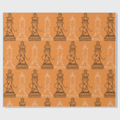 Schach Mates Wrapping Paper Geschenkpapier (Flach)